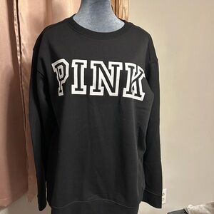 PINK Victoria's Secret Black Sweatshirt
